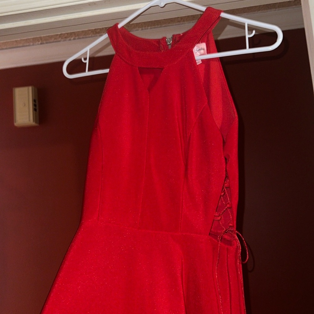 Emerald Sundae Red Mini Dress